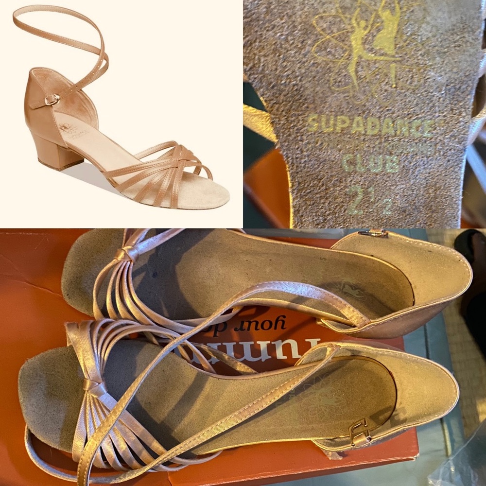 Supadance, ballroom latin Dance shoes.1.5”heel